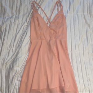 Tobi Strappy pink dress